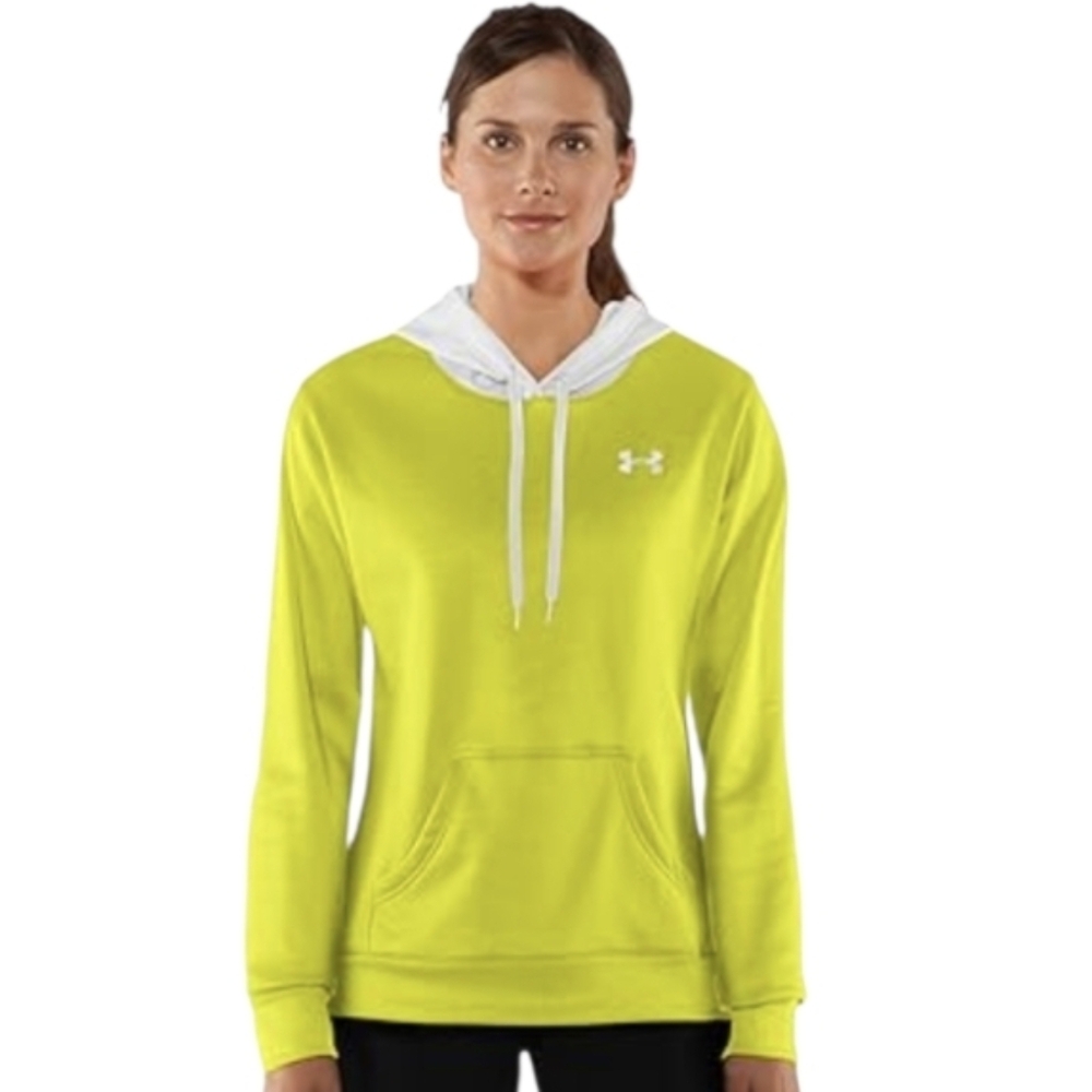 ❤️‍🔥 Under Armour Women's X-small Neon Yellow Athletic Hoodie